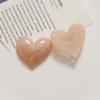 Estilo Hong Kong retro floreciente cepillado grueso corazón de melocotón forma de corazón parche accesorios diy tocado pasador funda de teléfono material al por mayor
