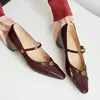 Zapatos Mary Jane de tacón grueso con una sola tira, estilo Chanel pequeño, a la moda, otoño 2026, zapatos para ir al trabajo, punta fina, tacones altos, para mujer, corte bajo