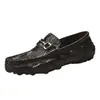 Zapatos de Hombre 2025 Nueva Tendencia de Moda Mocasines de Pulpo Slip-On Planos de Caña Baja Zapatos Casuales