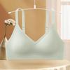 Calcinha sem costura Jelly peito das mulheres empurrar para cima peito de expansão externa fina sem anel de aço sutiã de apoio superior plus size cross-border