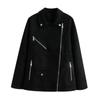 Comercio Exterior Al por Mayor Estilo Europeo y Americano Otoño 2025 Informal Calle Cremallera Chaqueta Abrigo para Mujer M225287