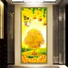 Liquidação de Baixo Preço: Pintura Decorativa de Entrada com Alce de Luxo Leve, Design de Alce Simples e Bonito, Pintura Decorativa Autoadesiva, Adesivo à Prova d'Água