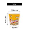 Tazón de papel desechable, caja de embalaje para comida rápida, cubo para pollo frito para mayoristas, cubo para toda la familia, caja de embalaje de alimentos, cubo para palomitas de maíz