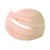 Banda elástica para el cabello deportiva de yoga europea y americana, antideslizante, ancha, color caramelo, para ejercicio, correr, absorbente del sudor, para mujer