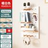 Estante de pared de tablero perforado de madera maciza, tablero colgante, estante divisorio decorativo, estante de almacenamiento, estantería de madera para pared