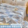 Lençóis de Cama de Veludo Leite de Inverno Peça Única Forrados com Lã Coral Espessado Lençóis de Cama de Coral Veludo Flanela Lençol de Colchão para Dormitório Estudantil