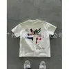 Y2k Comercio Exterior Transfronterizo Cuello Redondo Manga Corta Verano Estampado Grande Camiseta Top Holgado Estilo Callejero High Street Wear ins