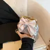 Nuevo Monedero Infantil para Niña con Lazo Dulce Mini Bolso de Accesorios Bolso Cruzado con Bordado Romboidal para Niña Moderno