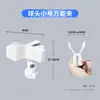 Clipe de Cabeça de Bola para Microfone Condensador, Clipe em Forma de U Estável e Universal, Suporte Multifuncional Ajustável