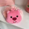 Tiktok mismo estilo Pinza de pelo de Castor Pequeño otoño e invierno felpa princesa caricatura loppy pinza para el pelo anillo para el pelo de niña estudiante clip BB