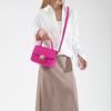Moda color contraste retro estilo occidental primavera 2024 Nuevo estilo coreano simple casual mano hombro cruzado pequeño cuadrado bolso de mujer