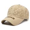 Gorra con letra F de diamantes de imitación para mujer, gorro protector solar, informal, para exteriores, de moda, para primavera y otoño