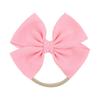 2247 Diadema de Lazo de Amazon para el Cabello, Diadema de Nylon Tejido para Bebé, Accesorios para el Cabello para Niños Europeos y Americanos, Venta al por Mayor