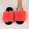 Pantuflas de Algodón, Pantuflas de Invierno de Pelo Largo, Pantuflas Peludas de Interior para Mujer, Nuevo Estilo Primavera y Otoño 2025, Pantuflas de Invierno de Felpa