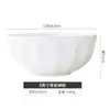 Tigela de Porcelana Branca Jingdezhen Simples Doméstica Cerâmica Tigela de Jantar Grande Tigela de Macarrão Panela de Sopa Tigela Pequena de Sopa Refeição de Hotel Clube