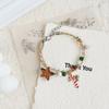 Nuevas Pulseras Navideñas Más Vendidas al por Mayor Dulce Regalo de Papá Noel Joyería Pulseras Transfronterizas Pequeños Regalos para Mujeres