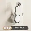 Suporte de chuveiro com ventosa, instalação sem furos, gadget fixo para uso doméstico no banheiro, base universal para chuveiro, ajustável e móvel