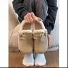 Sapatos Birkenstock Versáteis com Solado Grosso para Aumento de Altura para Mulheres, Novo Estilo Inverno 2025, Forrados com Lã, Espessados, Sapatos de Algodão Quentes, Calçados de Inverno Modernos