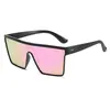 Novo Estilo Óculos de Sol Quadrados de Uma Peça Transfronteiriços Europeus e Americanos Óculos de Sol Moda Retro INS Unissex UV400 Anti-UV