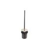 Aguja dispensadora de pegamento termofusible G1/4 de gran caudal con soplado de aire, totalmente metálica, dentada de dos puntas, rosca externa, aguja de acero inoxidable.