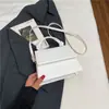 Bolsa de Ombro Cor Sólida Casual de Rua 2025 Nova Bolsa de Mão Casual Nova Moda Simples Pequena Bolsa Quadrada Transversal