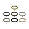 Venta al por mayor de accesorios de hardware para equipaje con anillo de resorte abierto ovalado de una pulgada, hebilla de resorte de metal denier.