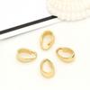 Accesorios para Joyería DIY Chapado en Cobre con Oro Real de 14K Cierre Suave de Girasol Materiales para Colgante DIY Exportación Transfronteriza