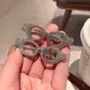 Presilhas de Cabelo Criativas e Estilosas para Mulheres, Presilhas Bico de Pato Cheias de Diamantes, Pentes de Cabelo da Moda, Novas Presilhas para Franja