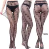 Europeu e americano meia-calça fishnet meias moda meninas sexy tatuagem renda corpo fotos jacquard renda oco comércio exterior