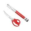 Conjunto de Tesouras Pinça para Churrasco de Aço Inoxidável Tesouras de Cozinha Coreana Tesouras de Cozinha Tesouras Domésticas para Bife Conjunto para Churrasco