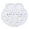 Maquillaje de arte para uñas pintura protección ambiental caricatura pies pequeños paleta de plástico cerámica alta calidad suministros de paleta de pintura