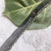 Encaje de cuentas de mijo con gasa de punto a mano para ropa DIY, ropa china, cuello, puño, accesorios para el cabello, cinta de estilo Xiaoxiang