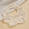 Toalha antiderrapante classe A babador de bebê de algodão gaze macia ajustável atacado produtos para bebês babadores infantis