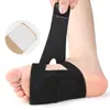 Soportes de Arco para Pies con Vendaje y Correas Cruzadas de Velcro para Fijación de Piernas en Forma de X y Almohadillas para Pies