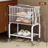 Carrinho de Roupa Suja Estilo Medieval Doméstico Banheiro Toilette Dupla Camada Cesto de Lavanderia Móvel Prateleira de Armazenamento de Alta Qualidade