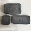 Bolsa de Maquillaje Portátil para Viaje, Bolsa de Malla para Guardar Brochas de Maquillaje, Neceser Transpirable para Viaje, Bolsita Pequeña de Malla para Almacenamiento