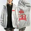 Suéter tipo cárdigan estilo Bts Sudadera con capucha con cremallera Moda urbana con estampado gráfico Mismo estilo Otoño e Invierno Corte holgado