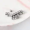 Cuentas de Acero Inoxidable que Conservan el Color, Cuentas Ovaladas, Cuentas de Arroz, Cuentas para Hilo, Cuentas Espaciadoras, Cuentas Sueltas, Materiales para Manualidades DIY, Accesorios para Joyería