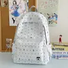 Mochila Escolar Transfronteriza para Chicas de Secundaria, Estilo Femenino, Lunares, Lazo, Versátil, Alto Valor Estético, Mochila para Estudiante