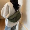 Bolsa de Ombro Casual Transfronteiriça Versátil 2025 Novo Estilo Estrangeiro Simples Bolsa de Peito Esportiva para Comércio Exterior