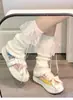 Puños de Calcetín de Encaje Otoñales Cubrecalcetines Tejidos para Mujer con Lazo de Cinta Calentadores de Pierna Nuevos Térmicos que Retienen el Calor Calcetines Holgados Subcultura