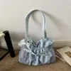 Sensación suelta, arrugas, lunares, 2026, colgante fresco, estilo nuevo, gran capacidad, elegante, bolso de mano, bolso de hombro, bolso de axila, mujeres