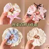Scrunchie Preguiçoso Estilo Coreano para Mulheres, Elástico de Cabelo de Alta Qualidade, Elástico de Borracha com Alta Elasticidade, Acessório de Cabelo Doce de Nicho
