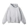 Nueva colección de otoño e invierno para hombre y mujer: Sudaderas y sudaderas con capucha de corte holgado, forradas de forro polar, modernas, con hombros caídos, de color liso, disponibles en stock para venta al por mayor y uso casual.