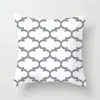 Fundas de Almohada, Fundas Lumbar de Lino, Fundas de Cojín y Fundas para Cojines de Tiro de la Serie Geométrica Gris Abstracta, Simples y Elegantes, de Venta Caliente Transfronteriza al por Mayor