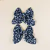 Tela de Poliéster Estampado de Mezclilla Esquina Flotante Pequeña Lazo Accesorios para Prendas Semi-Terminadas Materiales para Manualidades Venta al por Mayor