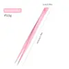 Pinzas Multifuncionales de Doble Punta para Manicura, Palito para Presionar Pegatinas, Pinza con Punta de Broca, Pinzas Rectas de Silicona Antiestática