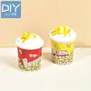 Cubo de palomitas de maíz tridimensional resina pequeños accesorios crema pegamento diy bolsa de material hecho a mano bolsa de la suerte funda para teléfono móvil casera gota de pegamento