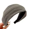 Diadema de corona alta para mujer, nuevo modelo 2026, diadema antideslizante para lavarse la cara, de ala ancha con dientes, pinza para el pelo, accesorio de pelo simple