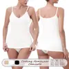 Zhanrun Cross-Border S01 Camisola Feminina Sem Costura Fresca para Casa Decote V Decote Redondo Dupla Face Lingerie Camisola